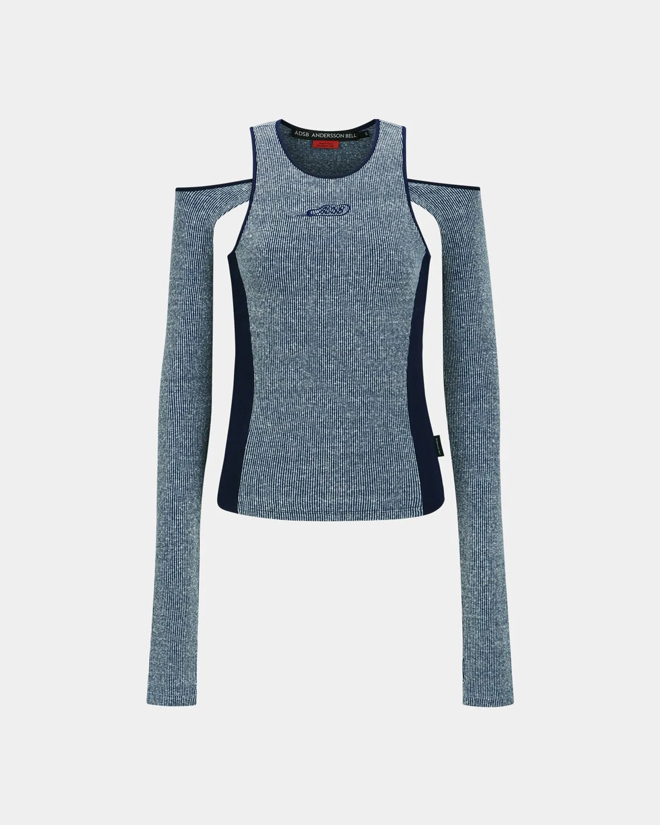 WOMEN) LINA CUT-OUT LAYERED TOP atb1111w(NAVY) | Parallel