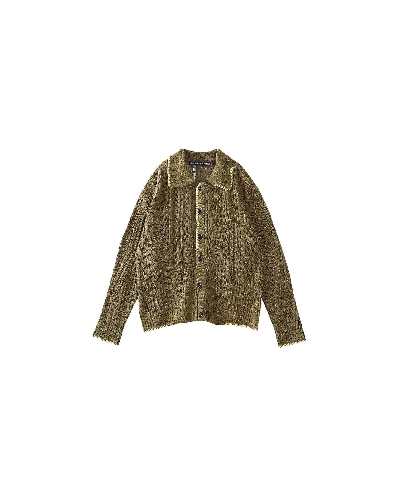 NEP WOOL CARDIGAN atb1010m(KHAKI) sold by Andersson Bell product image thumbnail 2