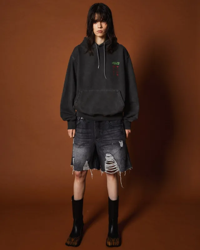 (ESSENTIAL) ADSB HEARTS CARD HOODIE atb1084u(CHARCOAL) made by Andersson Bell