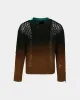 FISHERMAN INTARSIA CREW-NECK SWEATER atb1064m(BLACK) sold by Andersson Bell