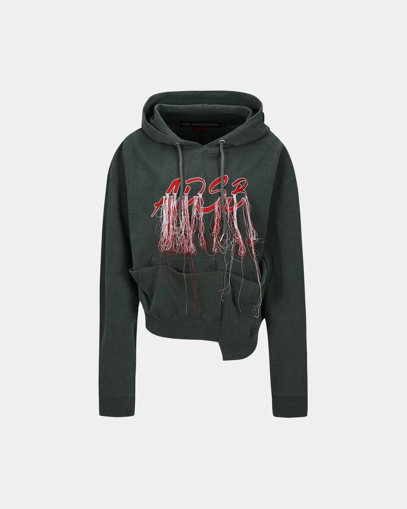 (ESSENTIAL) UNISEX REWORK ADSB CHEERLEADER HOODIE atb1102u(CHARCOAL) sold by Andersson Bell product image thumbnail 2