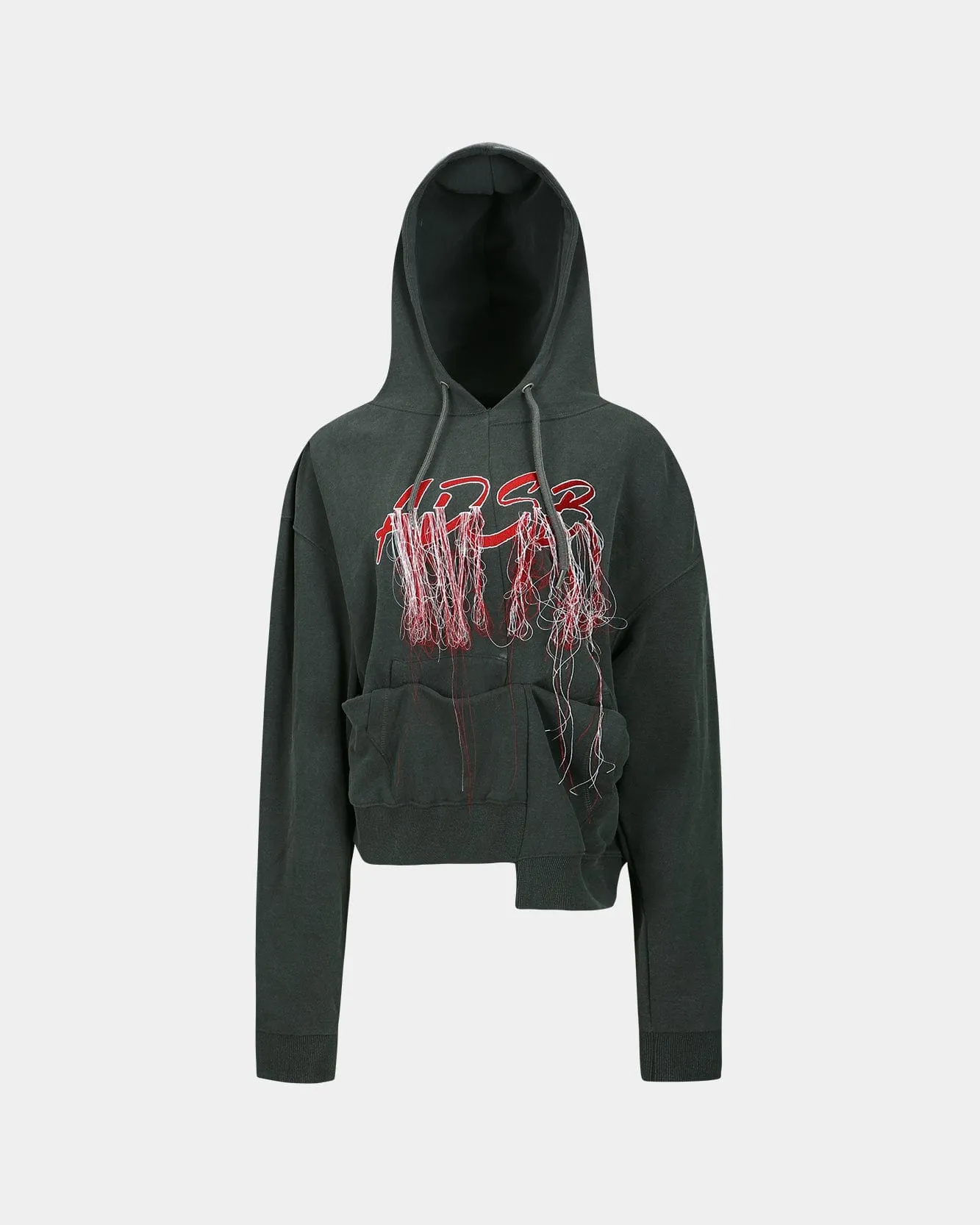 (ESSENTIAL) UNISEX REWORK ADSB CHEERLEADER HOODIE atb1102u(CHARCOAL) sold by Andersson Bell product image thumbnail 5