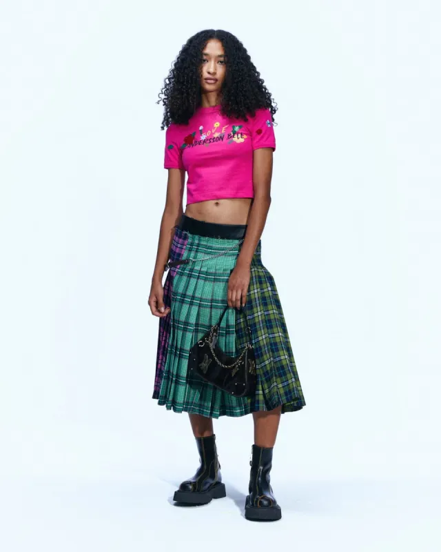 (ESSENTIAL) DASHA FLOWER GARDEN LOGO T-SHIRT atb894w(PINK) made by Andersson Bell