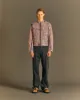 WAX COATED DENIM MOTORCYCLE JACKET awa560m(DUST PINK) sold by Andersson Bell
