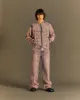 WAX COATED DENIM MOTORCYCLE JACKET awa560m(DUST PINK) sold by Andersson Bell
