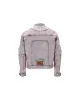WAX COATED DENIM MOTORCYCLE JACKET awa560m(DUST PINK) sold by Andersson Bell
