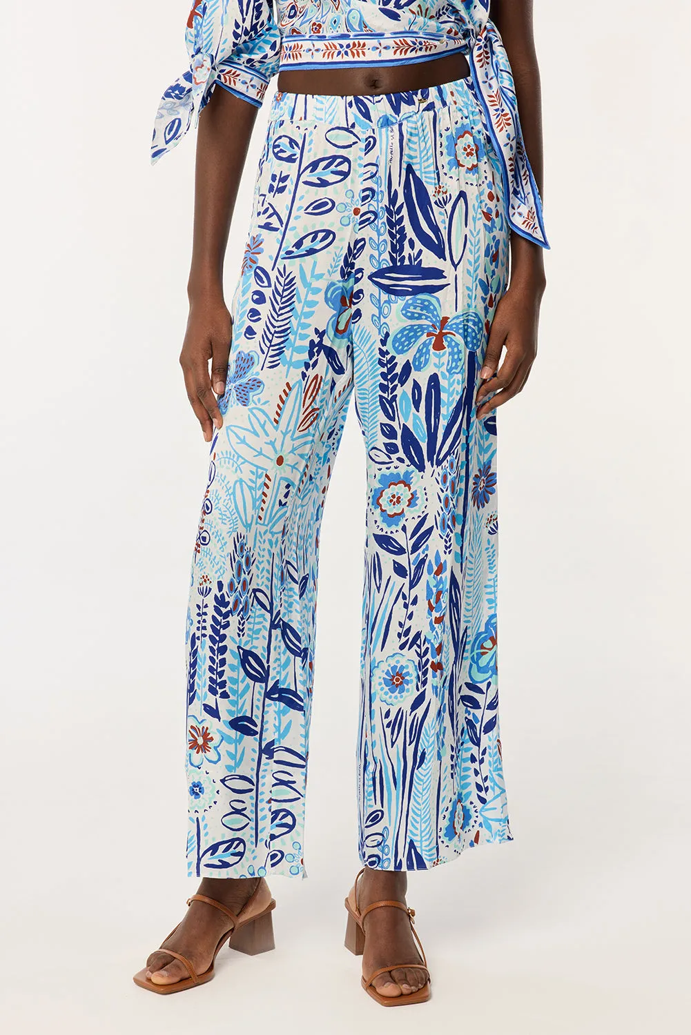 Pant Cecile - Blue Plum sold by Poupette St Barth product image thumbnail 2