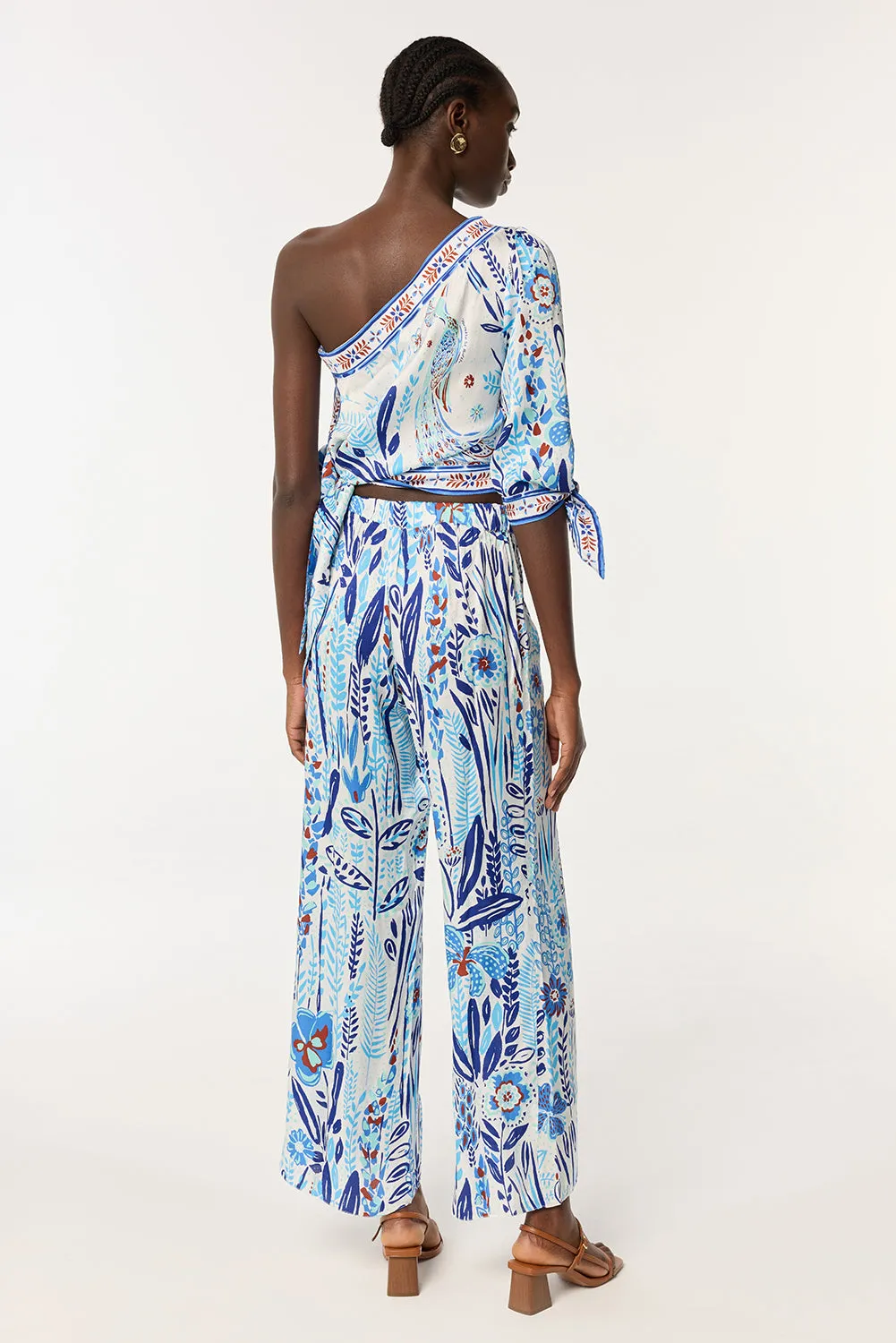 Pant Cecile - Blue Plum sold by Poupette St Barth product image thumbnail 3