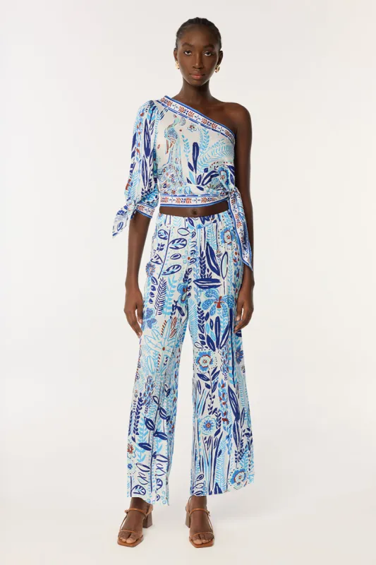 Pant Cecile - Blue Plum sold by Poupette St Barth