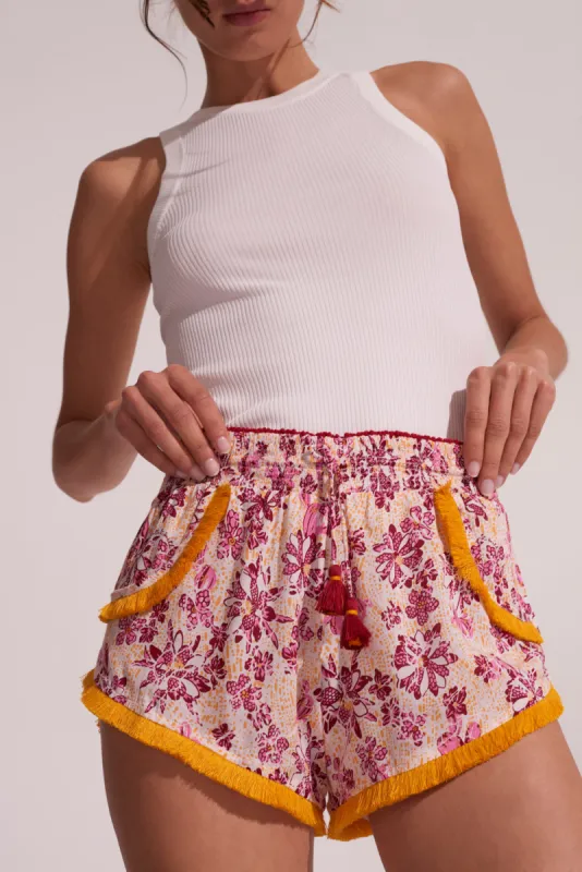 Boxer Lulu - Yellow Cactus sold by Poupette St Barth