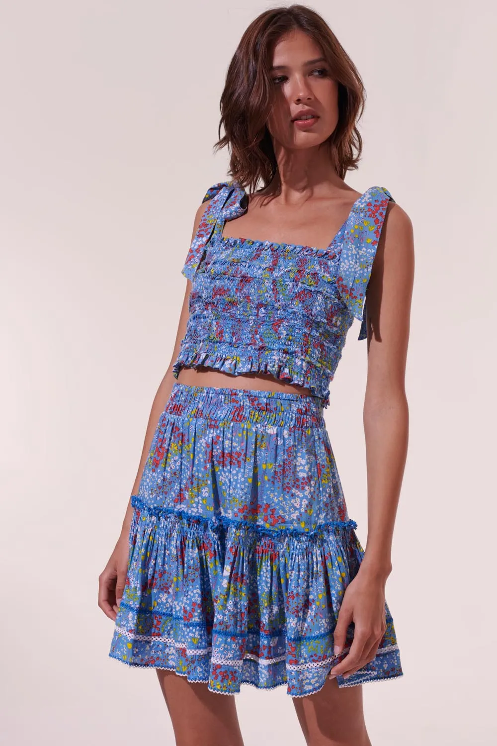 Top Triny - Blue Tulipe sold by Poupette St Barth product image thumbnail 2