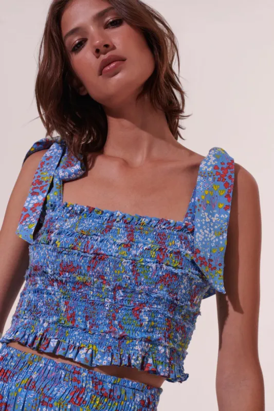 Top Triny - Blue Tulipe made by Poupette St Barth