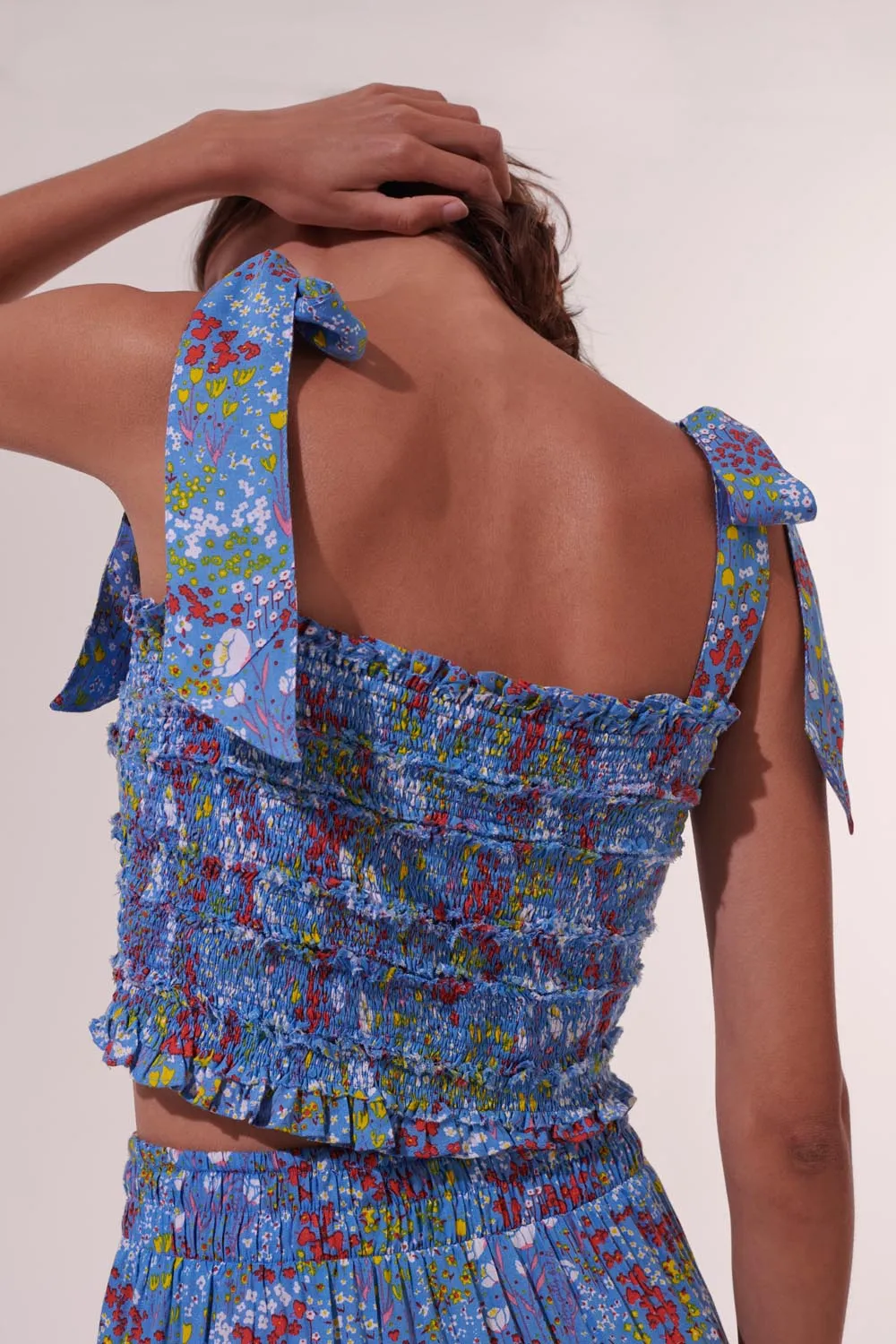 Top Triny - Blue Tulipe sold by Poupette St Barth product image thumbnail 3