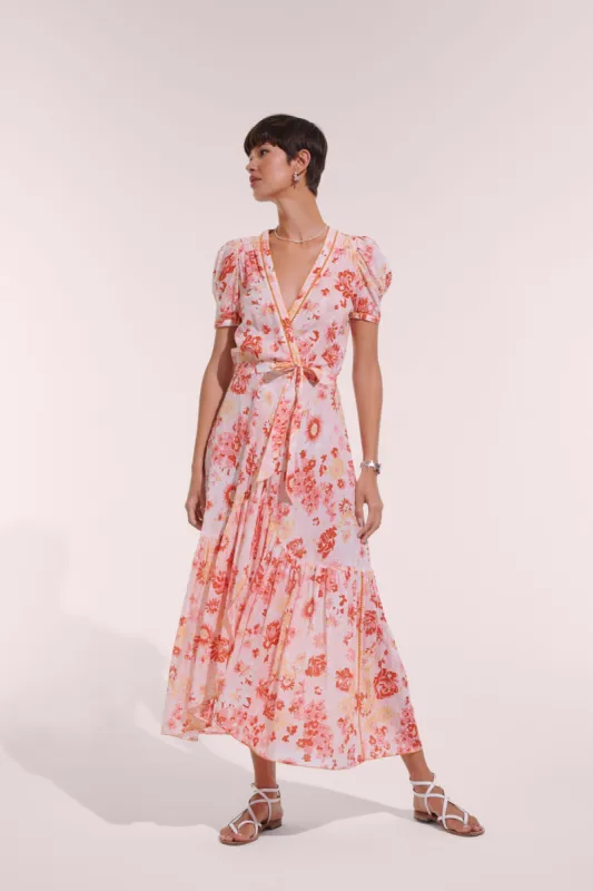 Long Dress Baba - Pink 90'S sold by Poupette St Barth