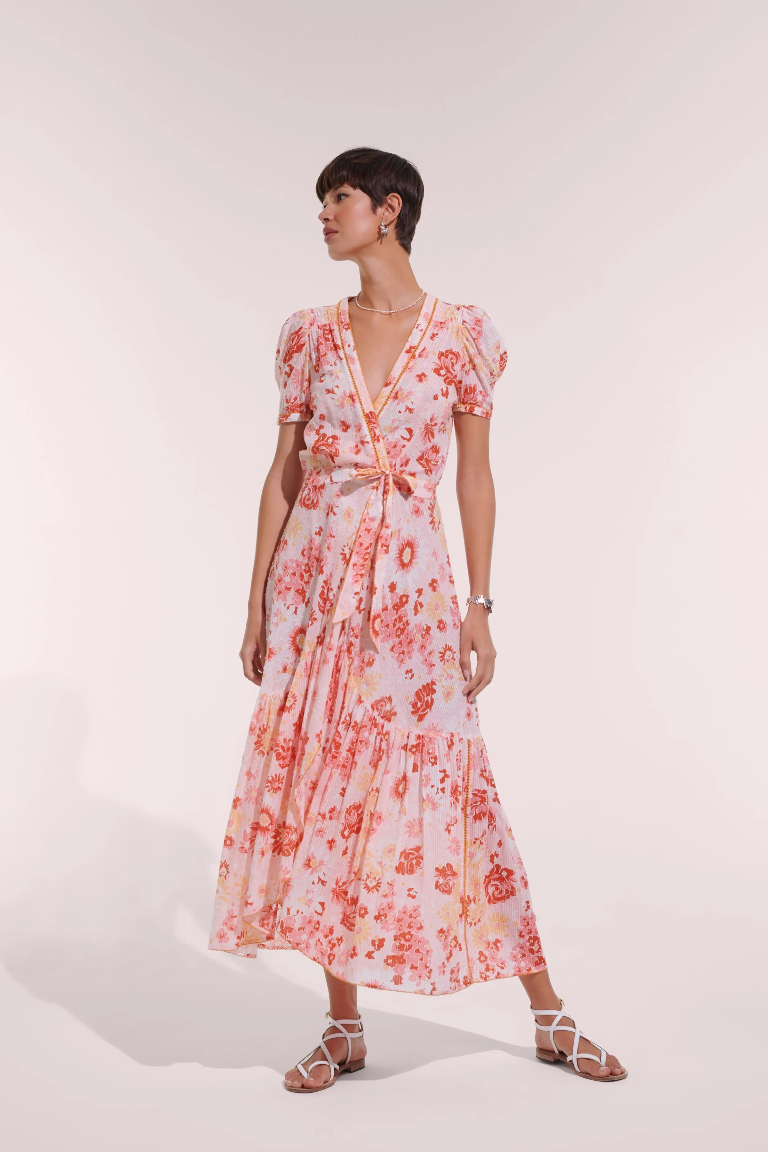 Long Dress Baba - Pink 90'S sold by Poupette St Barth