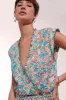 Mini Dress Estelle - Green Sweet Bell sold by Poupette St Barth