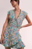 Mini Dress Estelle - Green Sweet Bell sold by Poupette St Barth
