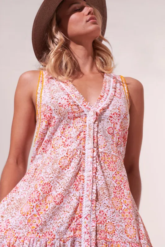 Long Dress Nana - Pink Ceramique sold by Poupette St Barth