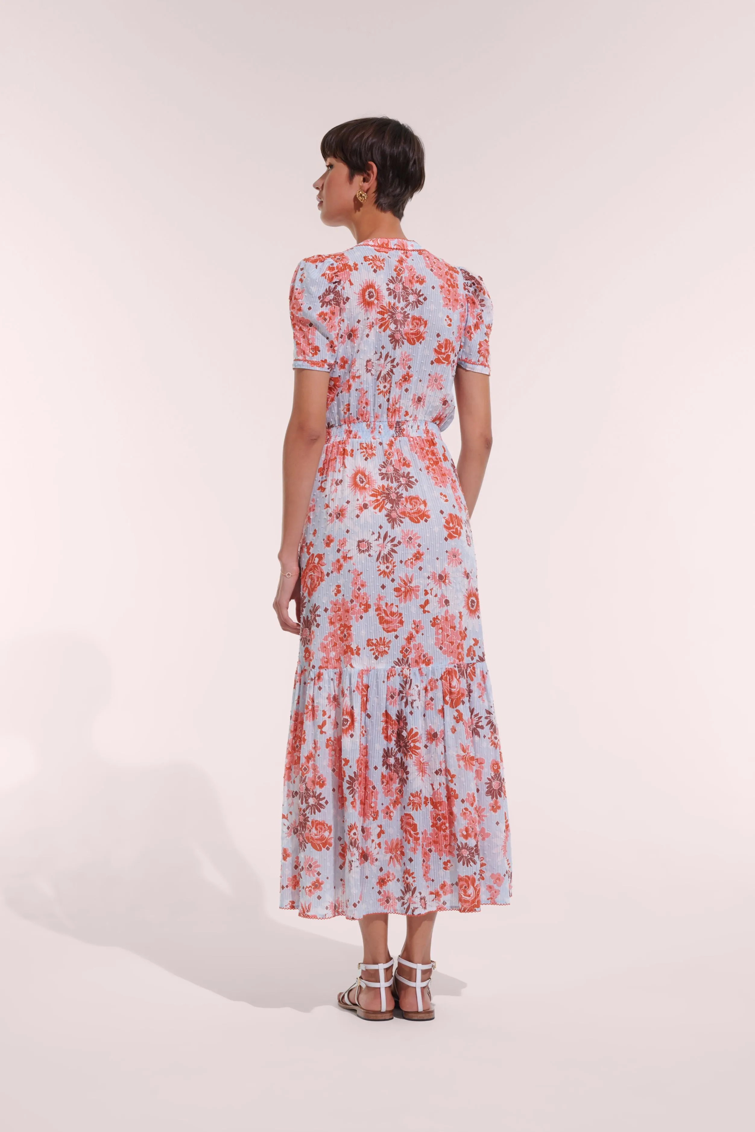 Long Dress Baba - Blue 90'S sold by Poupette St Barth product image thumbnail 3