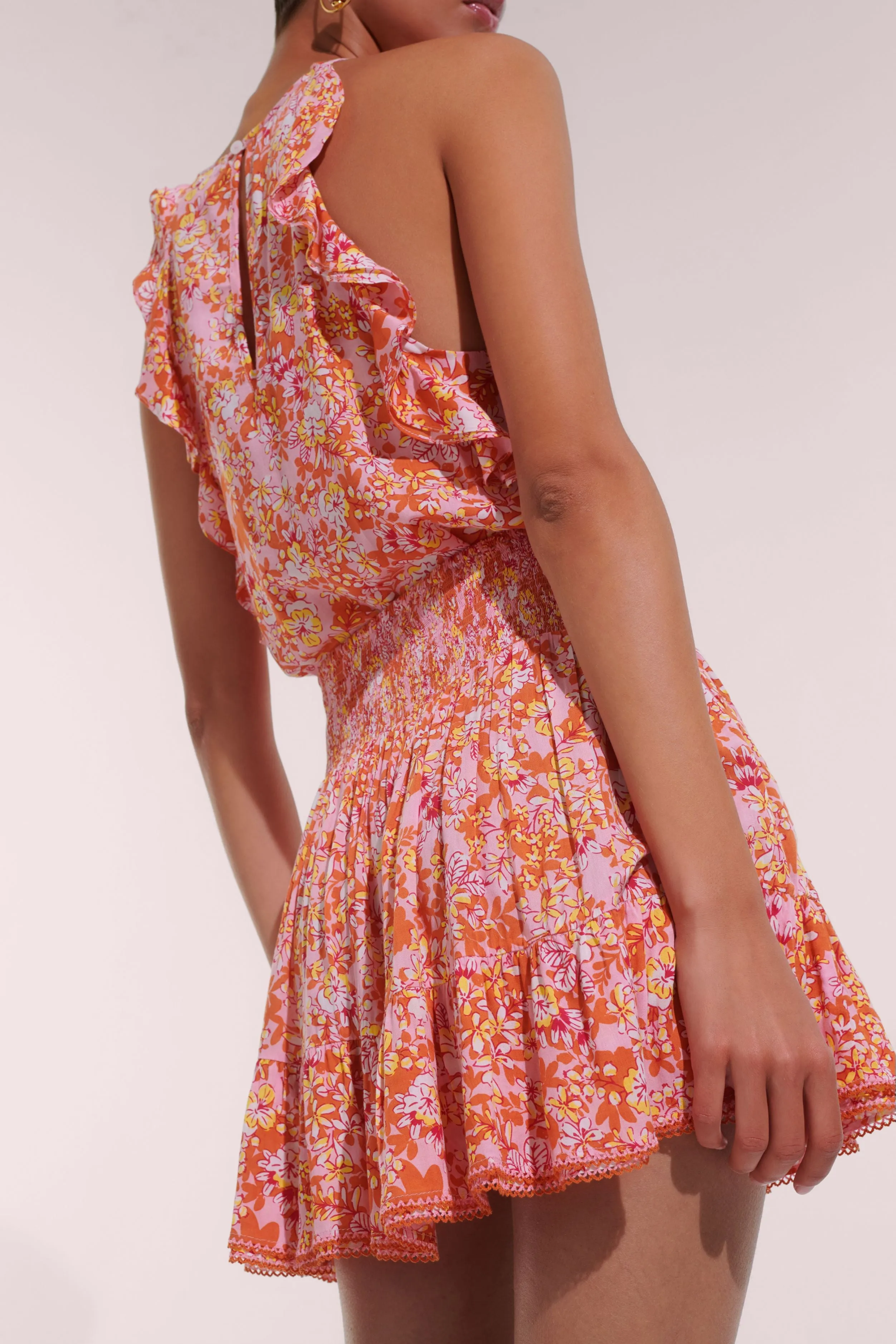 Mini Skirt Mabelle - Pink Sweet Bell sold by Poupette St Barth product image thumbnail 2