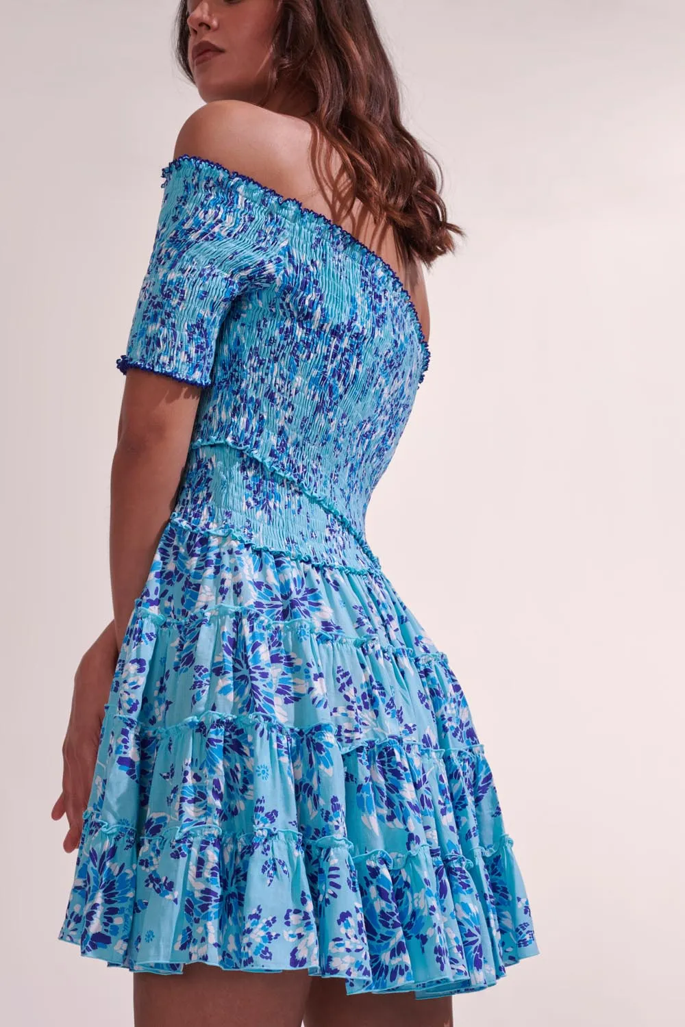 Mini Dress Soledad - Sky Pivoine sold by Poupette St Barth product image thumbnail 2