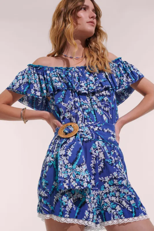 Short Jumpsuit Bella - Royal Palmery sold by Poupette St Barth