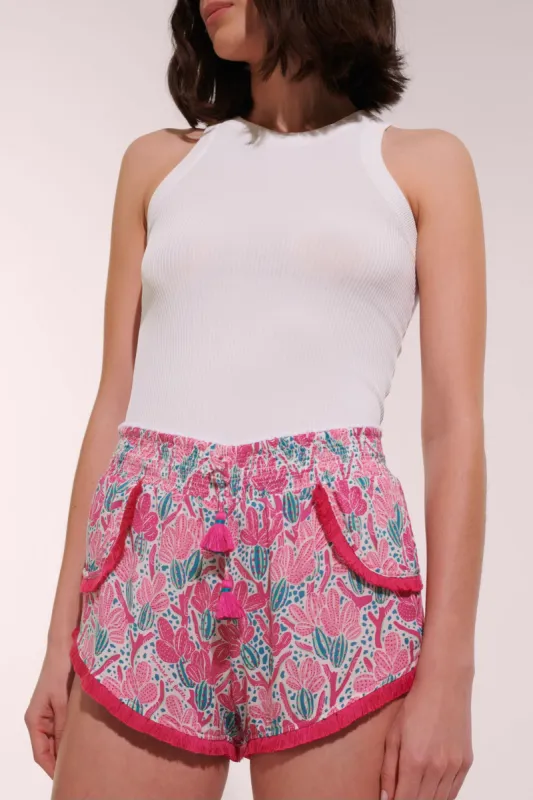 Boxer Lulu - Pink Kaktus sold by Poupette St Barth