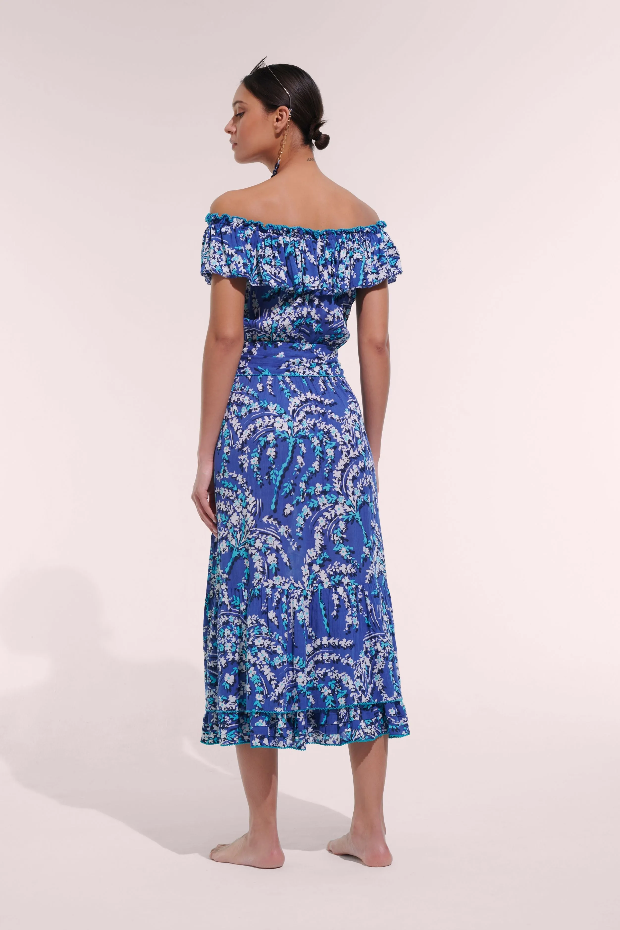 Long Dress Bella - Royal Palmery sold by Poupette St Barth product image thumbnail 2