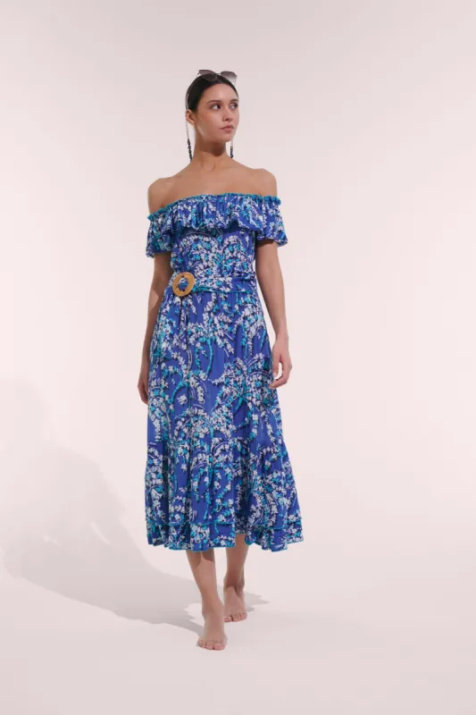 Long Dress Bella - Royal Palmery sold by Poupette St Barth