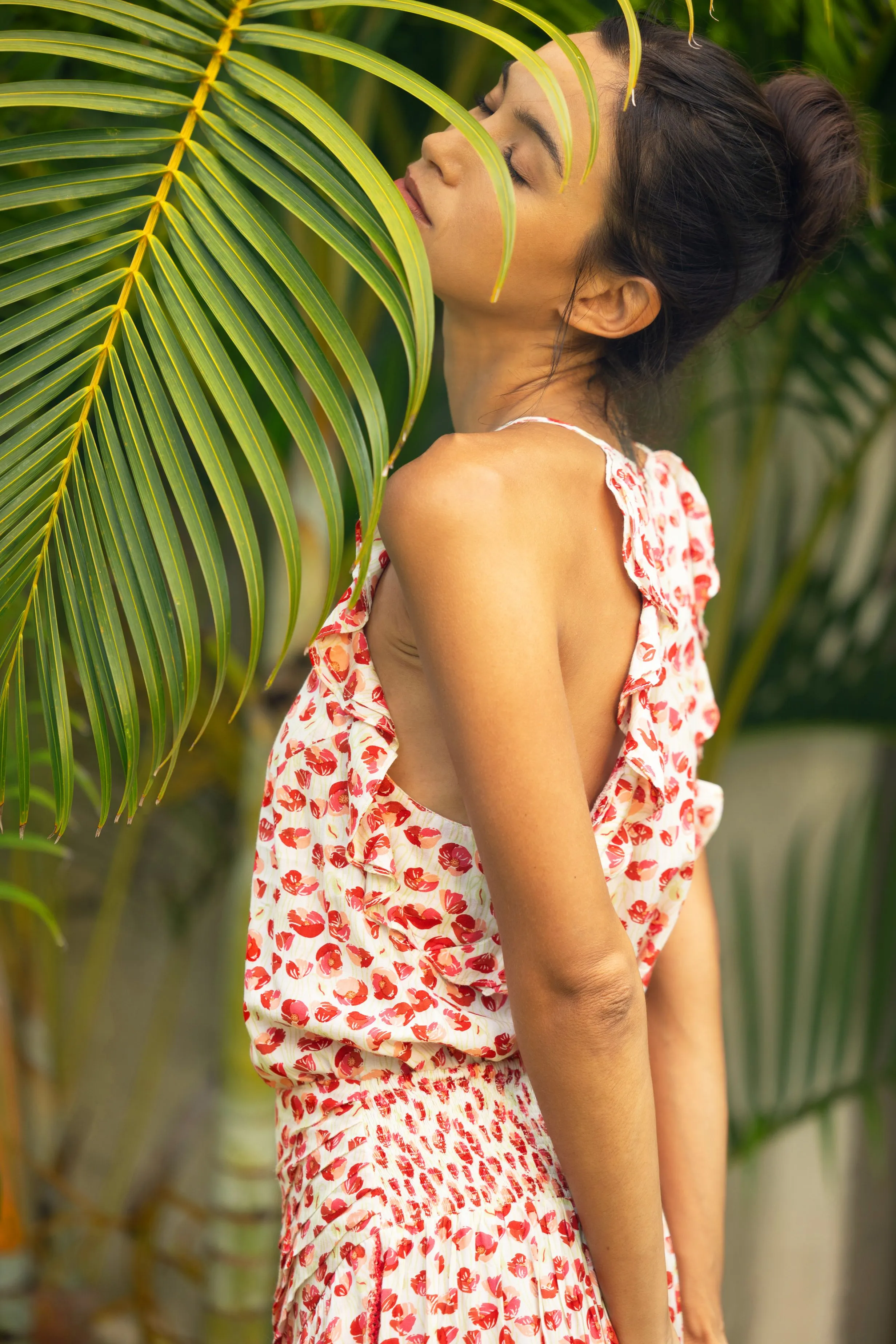 Top Alida - White Red Alamy sold by Poupette St Barth product image thumbnail 4