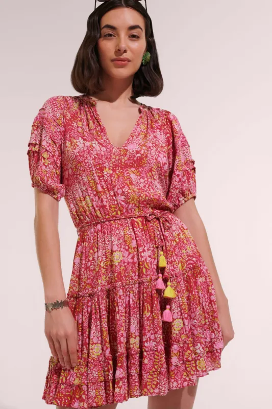 Mini Dress Bona - Pink Corolle sold by Poupette St Barth