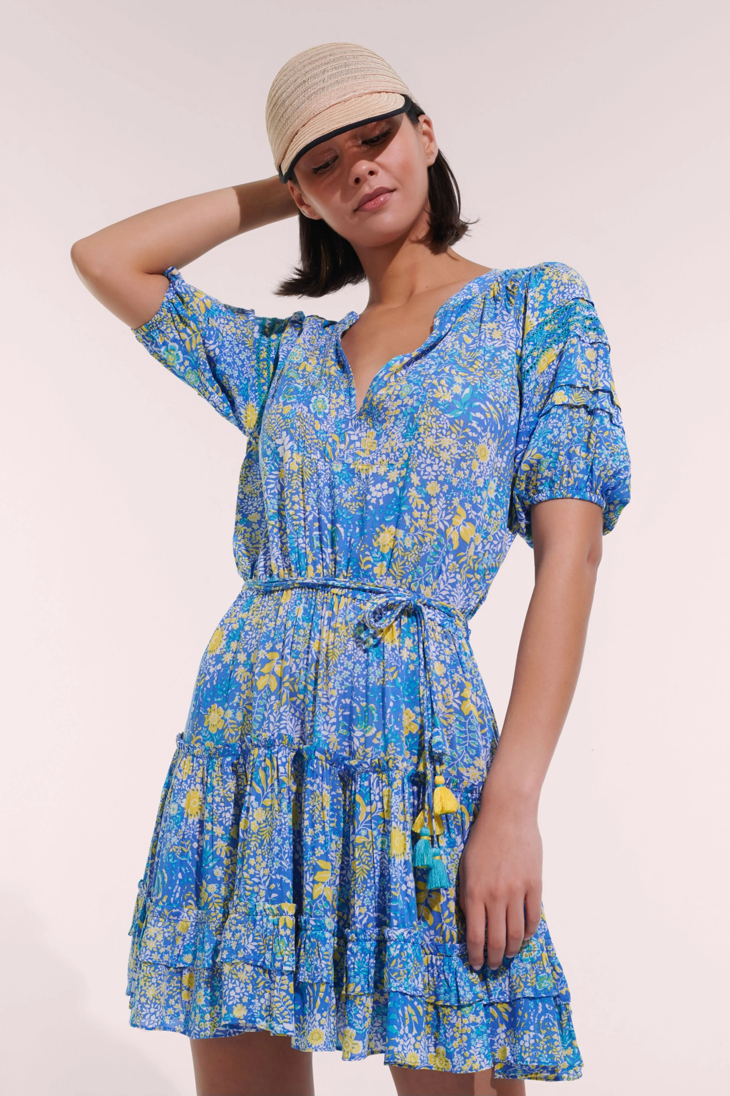Mini Dress Bona - Blue Corolle sold by Poupette St Barth product image thumbnail 3