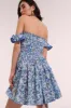 Mini Dress Aurora - Blue Sweet Liberty sold by Poupette St Barth
