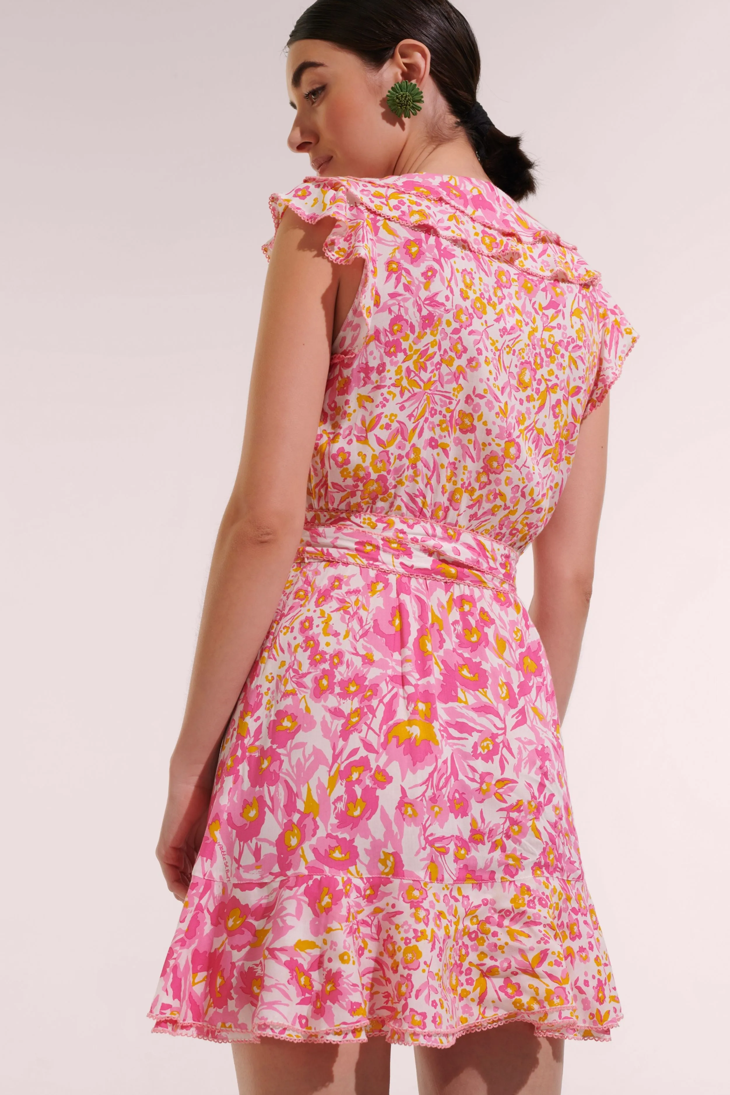 Mini Dress Aude - Pink Nuances sold by Poupette St Barth product image thumbnail 2