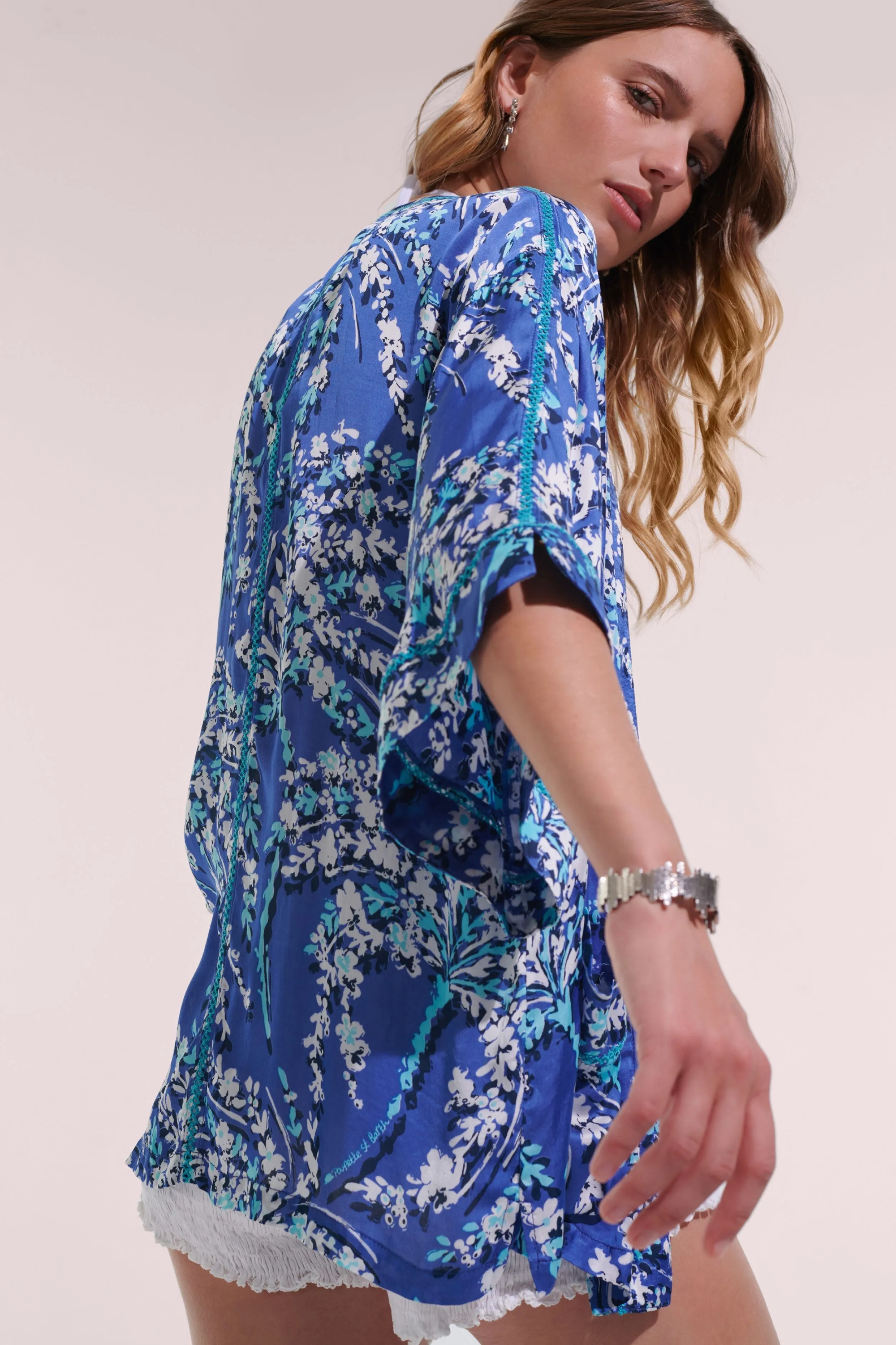 Kimono Bel - Royal Palmery sold by Poupette St Barth product image thumbnail 2