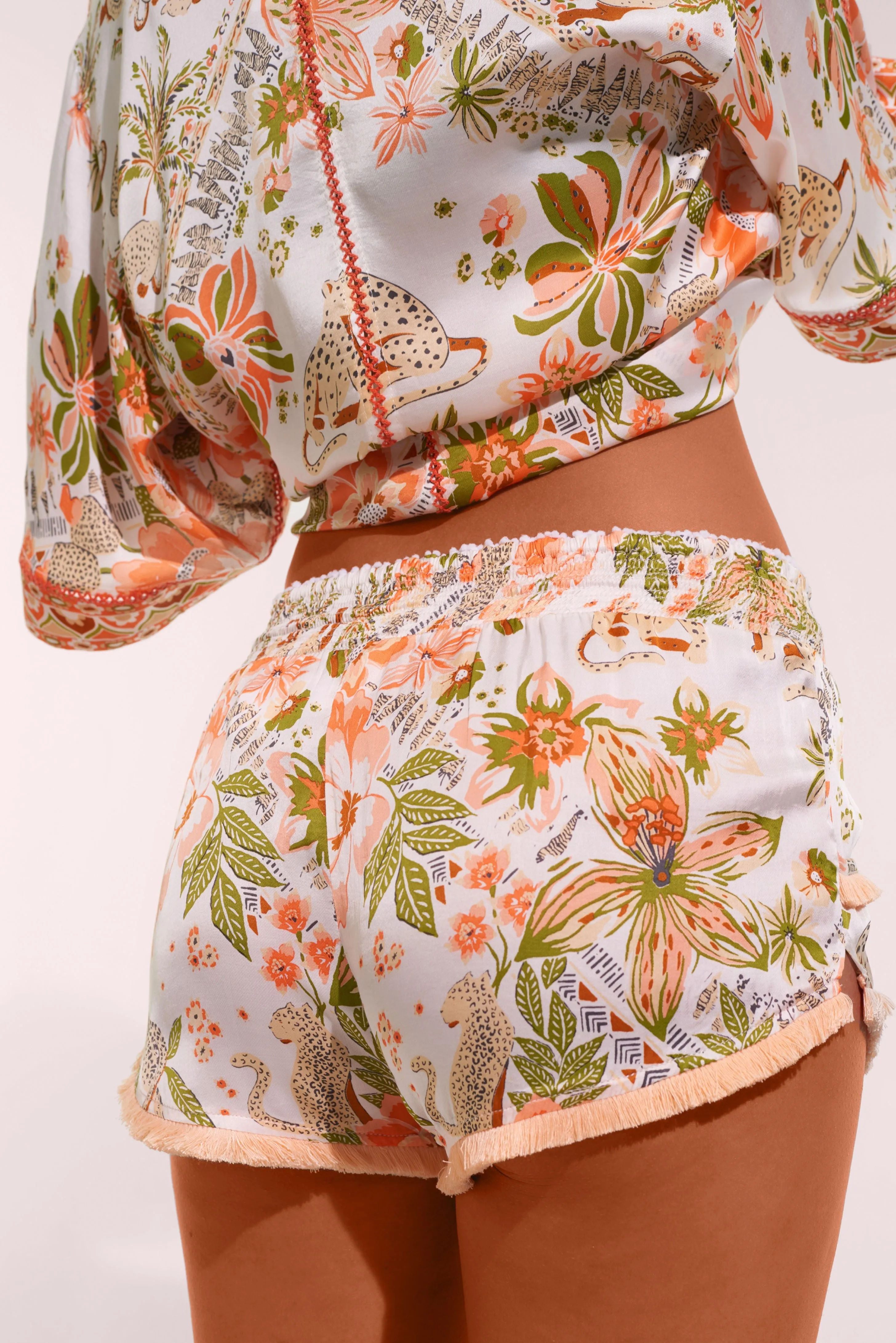 Boxer Lulu - Pink Leo Foulard sold by Poupette St Barth product image thumbnail 2