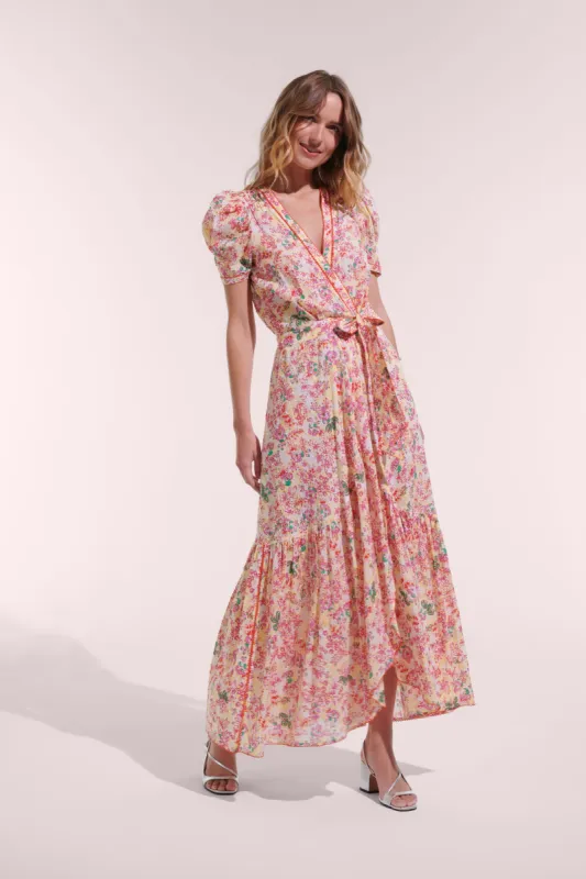 Long Dress Baba - Yellow Sweet Liberty sold by Poupette St Barth