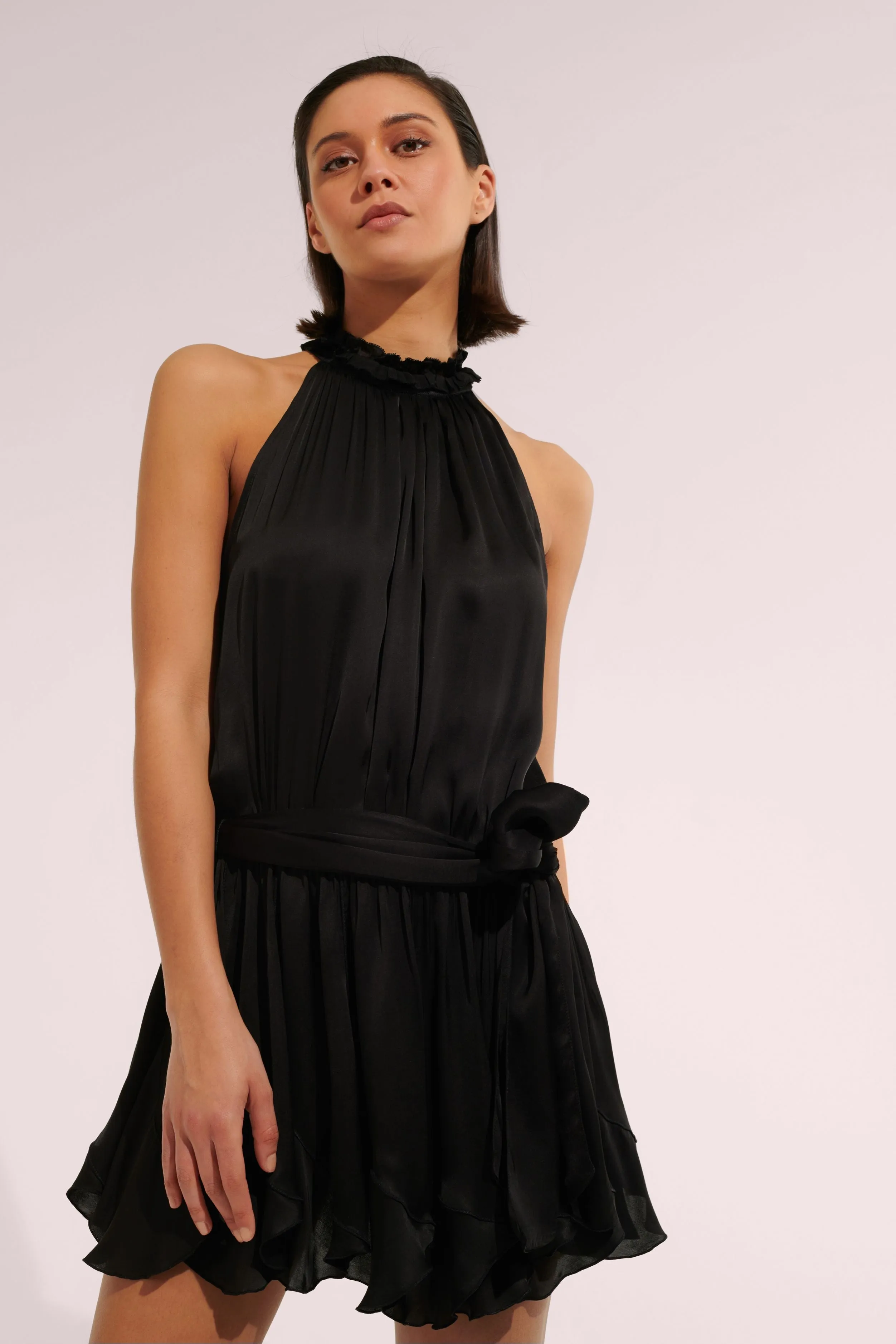 Mini Dress Bianca - Black sold by Poupette St Barth