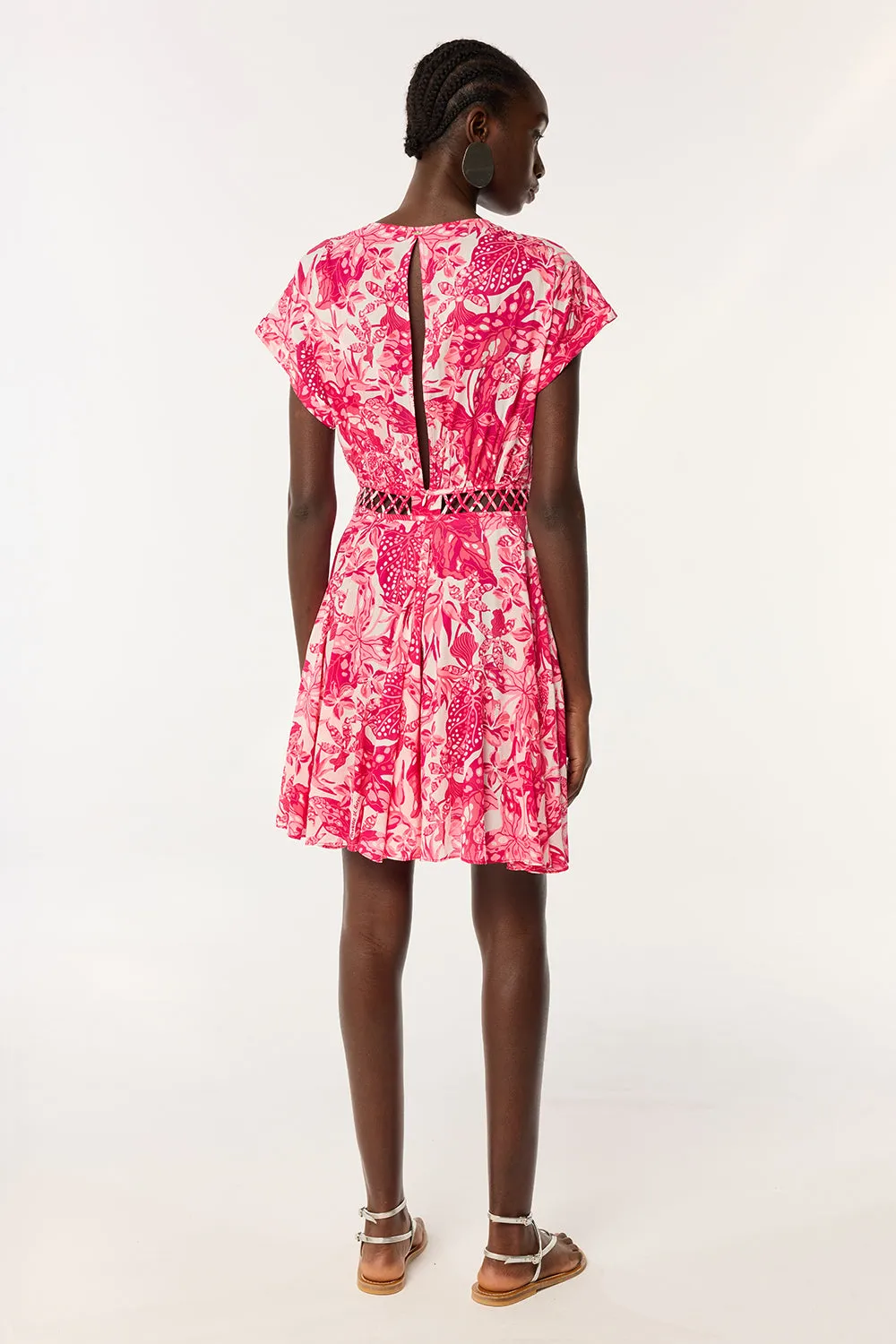 Mini Dress Cecile - Pink Jengel sold by Poupette St Barth product image thumbnail 2