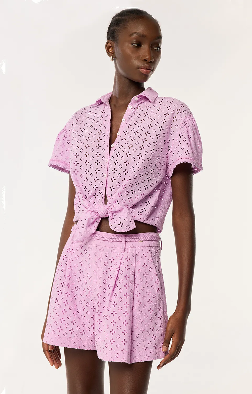 Shirt Cycas - Lilac sold by Poupette St Barth