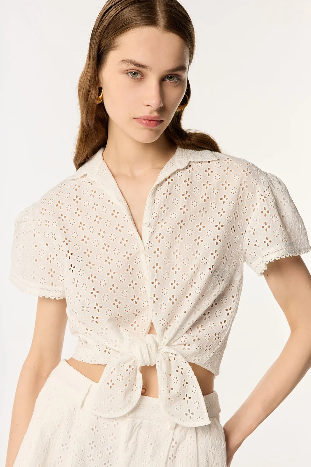 Shirt Cycas - Natural White sold by Poupette St Barth