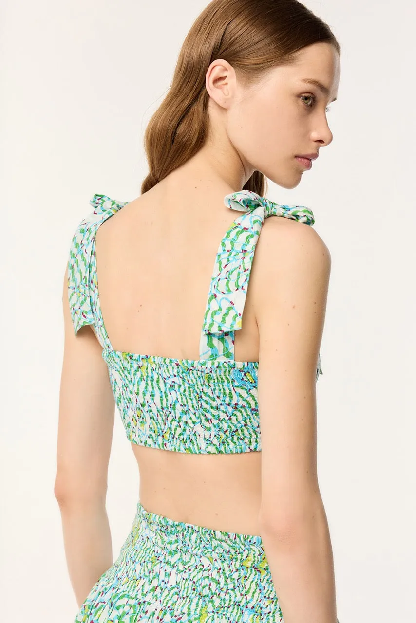Top Carla - Green Wings Flower sold by Poupette St Barth product image thumbnail 4
