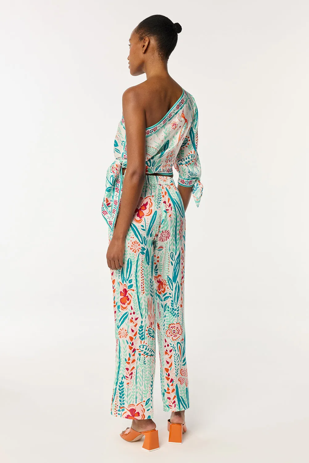 Blouse Cecile - Mint Plum Bird Small sold by Poupette St Barth product image thumbnail 3