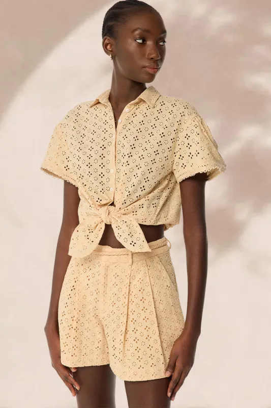 Shirt Cycas - Cream sold by Poupette St Barth