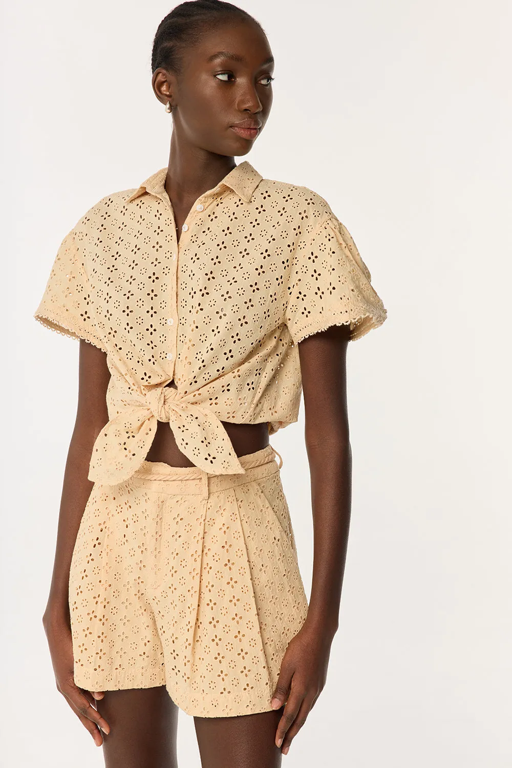Short Chantal - Cream sold by Poupette St Barth product image thumbnail 2