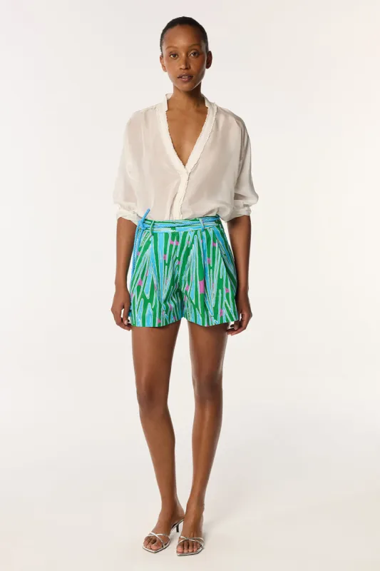Short Chantal - Green Bamboo sold by Poupette St Barth