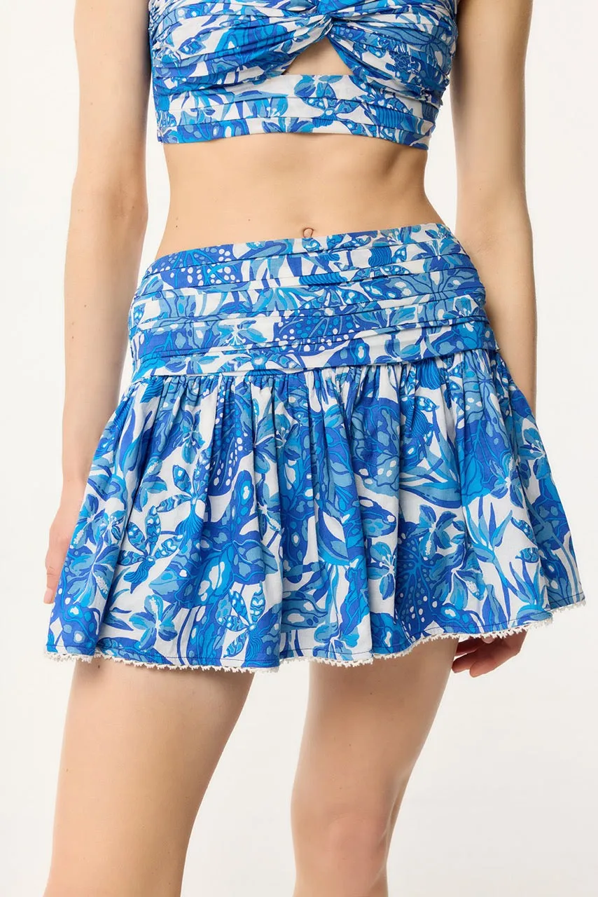 Mini Skirt Colleen - Blue Jengel sold by Poupette St Barth product image thumbnail 3