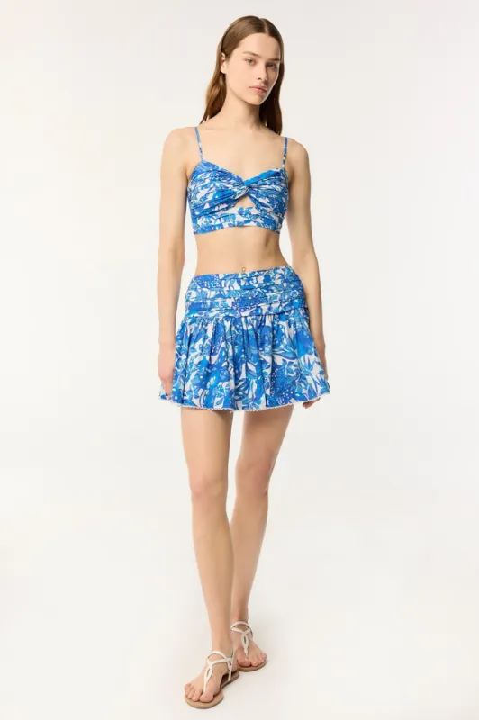 Mini Skirt Colleen - Blue Jengel made by Poupette St Barth