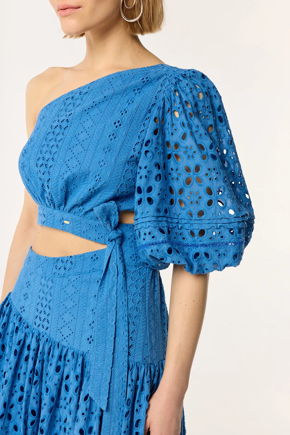 Long Dress Chantal - Jeans sold by Poupette St Barth product image thumbnail 3