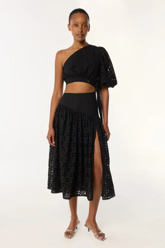 Long Dress Chantal - Black sold by Poupette St Barth